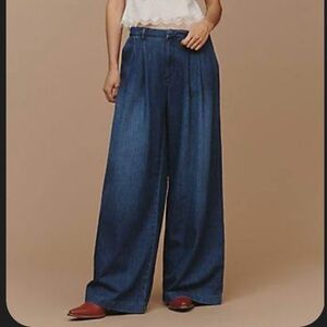 We the Free Wide-Leg Denim Pants